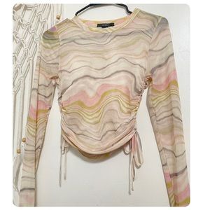 Forever 21 mesh long sleeve